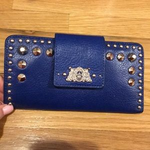 Blue Studded Juicy Couture wallet
